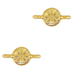 Bedels DQ metaal tussenstuk Goud (nikkelvrij)