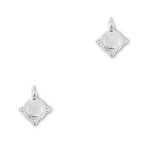 Bedels DQ metaal Antiek zilver (Nikkelvrij)