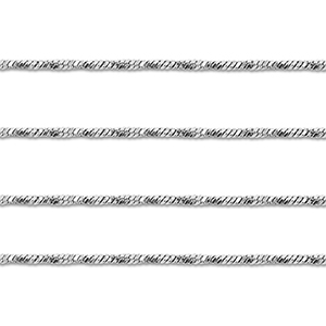 Roestvrij stalen (RVS) Stainless steel onderdelen jasseron twisted Silver