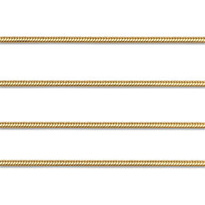 Roestvrij stalen (RVS) Stainless steel onderdelen jasseron snake Gold