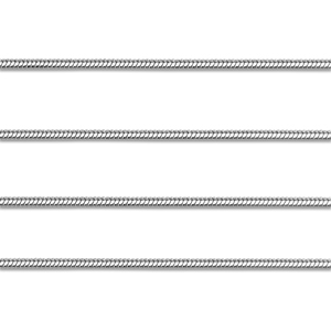 Roestvrij stalen (RVS) Stainless steel onderdelen jasseron snake Silver