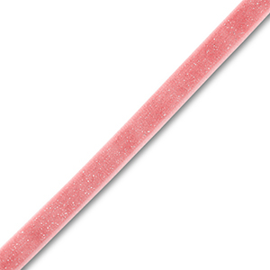 Velvet lint Vintage pink-silver glitter