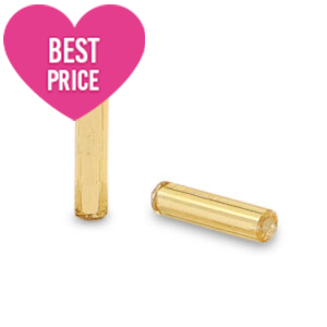 Glaskralen Rocailles Special Bugles Gold