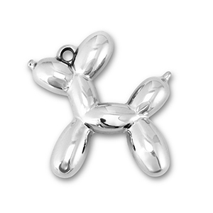 Statement hangers ballon hond Silver