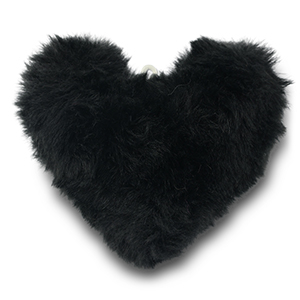 Statement hangers pompom hart Black