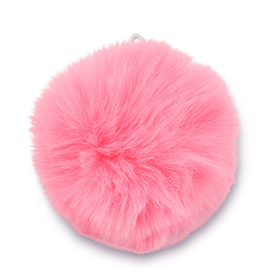 Statement hangers pompom Pink