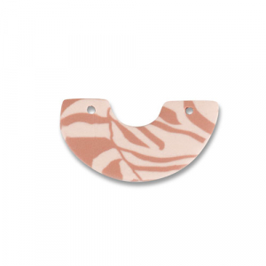 Polymeer hangers boog Light peach pink-light brown
