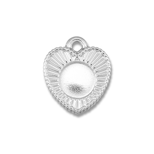 BY31&reg; Roestvrij stalen (RVS) Stainless steel bedels met setting voor SS20 flatback Silver