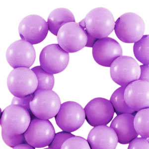 10 mm acryl kralen shiny Lavender purple