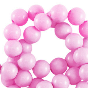 8 mm acryl kralen shiny Light pink