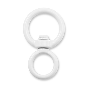 Gekleurde onderdelen sleutelhanger rond White