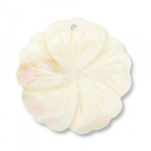 Schelp hangers bloem White (natuurlijke kleur schelp)