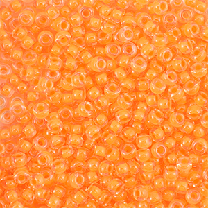 Miyuki rocailles 11/0 Luminous creamsicle orange 11-4298