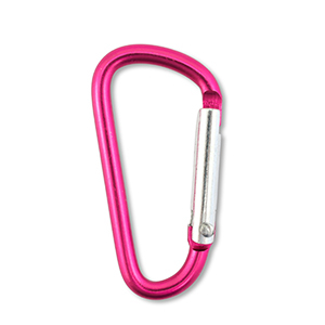 Gekleurde onderdelen sleutelhanger Shiny magenta pink