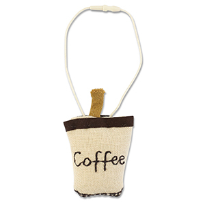 Statement hangers "Coffee" Beige-brown