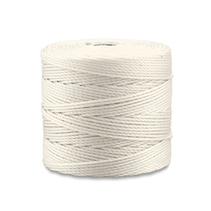 Nylon S-Lon draad 0.5mm Light silver grey