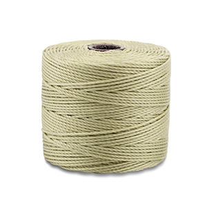 Nylon S-Lon draad 0.5mm Light khaki