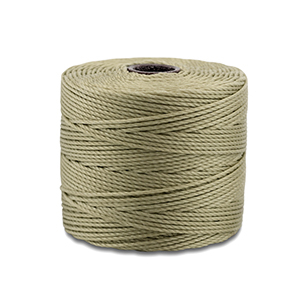 Nylon S-Lon draad 0.5mm Khaki