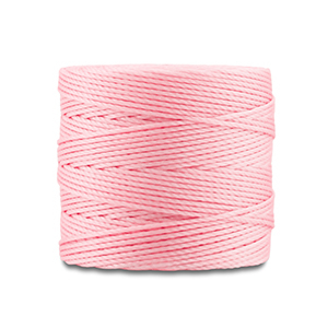 Nylon S-Lon draad 0.5mm Light pink