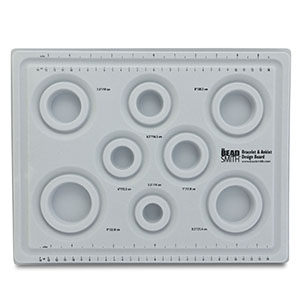 Beadsmith armband/kralenbord met deksel Grey