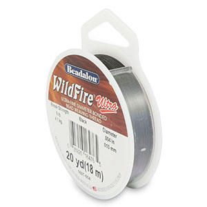 Beadalon rijgdraad Wildfire Ultra 0.10mm Black