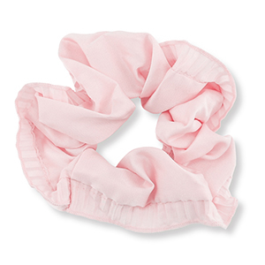 Scrunchies haarelastiek silky Light pink