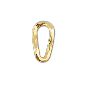 Roestvrij stalen (RVS) stainless steel onderdelen tussenstuk ovaal Gold