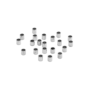 Roestvrij stalen (RVS) Stainless steel kralen knijpkraal tube 1.5mm Silver