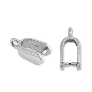 Roestvrij stalen (RVS) Stainless steel onderdelen buighanger voor bedel Silver