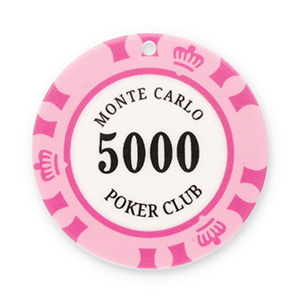 Statement hangers pokerchip Pink-white-black