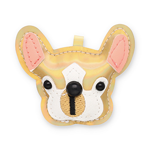 Statement hangers hond Gold holographic-white-black-salmon pink