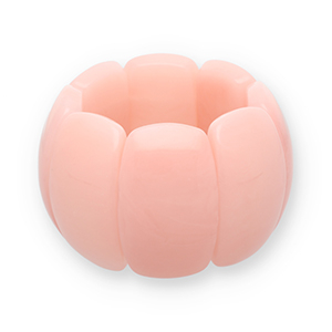 Resin armbanden Light apricot pink