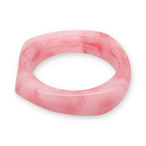 Resin armbanden bangle Pink