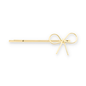Haaraccessoires schuifspeld strik Gold