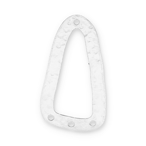 Bedels DQ Eco-brass&reg; metaal tussenstuk Antiek zilver (nikkelvrij)