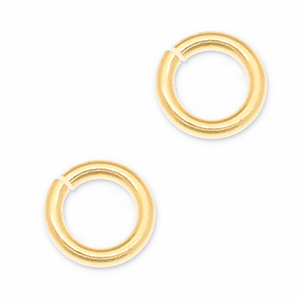 Onderdelen DQ metaal buigring Goud (nikkelvrij)