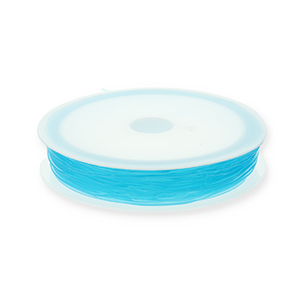 Elastiek rijgdraad 0.8mm Turquoise blue