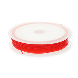 Elastiek rijgdraad 0.8mm Red