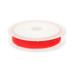 Elastiek rijgdraad 0.5mm Red
