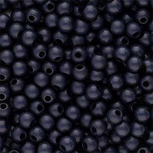 4 mm acryl kralen shiny Anthracite