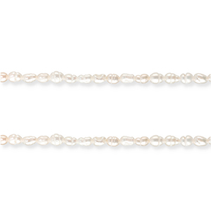 Zoetwaterparels rice Natural white