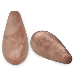 Polaris Elements kralen druppel vorm Polmo Brown