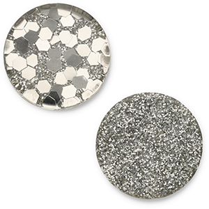 20 mm platte cabochon Polaris Elements Helios Beige