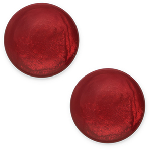 7 mm classic cabochon Polaris Elements Jais Bordeaux red