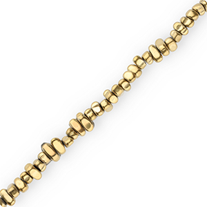 Hematite kralen Gold