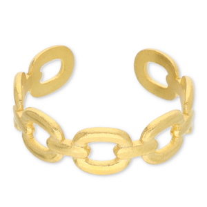 Roestvrij stalen (RVS) Stainless steel ringen Goud