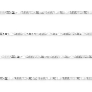 Roestvrij stalen (RVS) Stainless steel onderdelen jasseron figaro schakel Silver