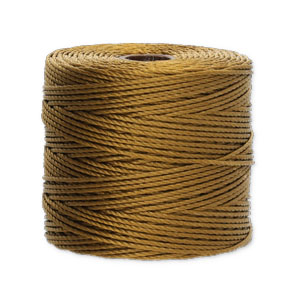 Nylon S-Lon draad 0.5mm Antique gold