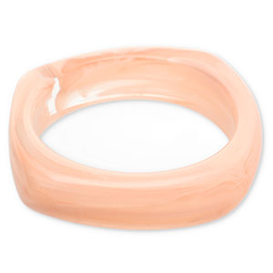 Resin armbanden bangle Light pink-white