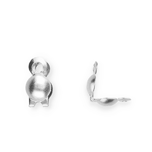 Roestvrij stalen (RVS) Stainless steel onderdelen kalotjes 2mm Silver